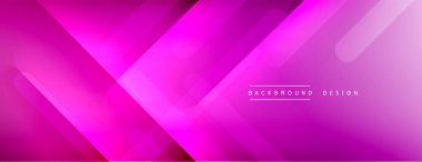 Dinamik çizgiler soyut arkaplan. Üç boyutlu gölge efektleri ve sıvı eğimleri. Modern çakışma biçimleri