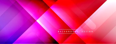 Dinamik çizgiler soyut arkaplan. Üç boyutlu gölge efektleri ve sıvı eğimleri. Modern çakışma biçimleri