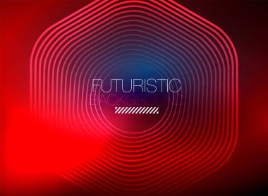 Neon rengi kare çizgileri soyut arkaplan. Parlak sihirli enerji ve hareket konsepti, vektör soyut duvar kağıdı arkaplanı