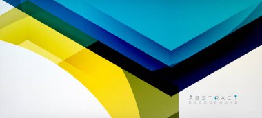 Şeffaf altıgenler geometrik şekiller soyut arkaplan