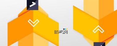 Parlak renk üçgenleri ve geometrik şekiller vektör soyut arkaplan