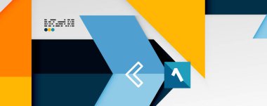 Parlak renk üçgenleri ve geometrik şekiller vektör soyut arkaplan