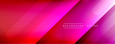 Dinamik çizgiler soyut arkaplan. Üç boyutlu gölge efektleri ve sıvı eğimleri. Modern çakışma biçimleri