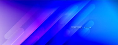 Dinamik çizgiler soyut arkaplan. Üç boyutlu gölge efektleri ve sıvı eğimleri. Modern çakışma biçimleri