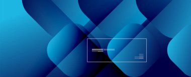 Kare şekiller geometrik soyut arkaplan. Üç boyutlu gölge efektleri ve sıvı eğimleri. Modern çakışma biçimleri