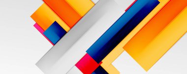 Çok renkli satır arkaplanı. İş veya teknoloji sunumları, İnternet posterleri veya web broşürü kapakları için tasarım şablonu