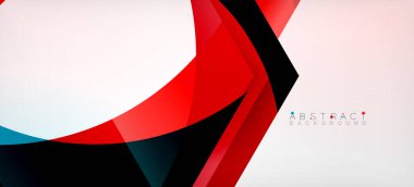 Vektör renk altıgenler geometrik soyut arkaplan