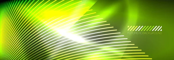 Neon travi dinamiche vettore sfondo astratto carta da parati. Sfondo carta da parati, modelli di design per presentazioni aziendali o tecnologiche, manifesti internet o copertine di brochure web — Vettoriale Stock
