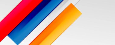 Çok renkli satır arkaplanı. İş veya teknoloji sunumları, İnternet posterleri veya web broşürü kapakları için tasarım şablonu