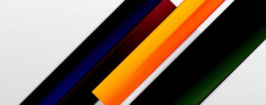 İş veya teknoloji sunumu, İnternet posteri veya web broşürü kapağı, duvar kağıdı kapağı için renk soyut geometrik arkaplan