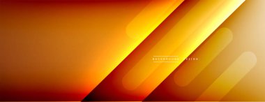 Dinamik çizgiler soyut arkaplan. Üç boyutlu gölge efektleri ve sıvı eğimleri. Modern çakışma biçimleri