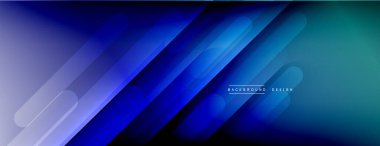 Dinamik çizgiler soyut arkaplan. Üç boyutlu gölge efektleri ve sıvı eğimleri. Modern çakışma biçimleri