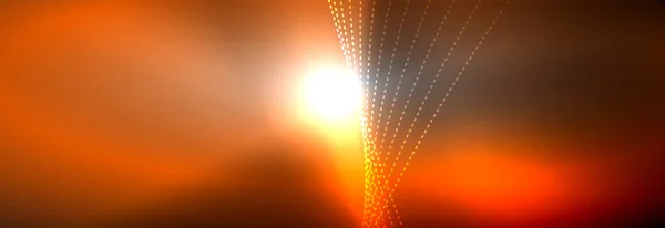 Fundal de culoare strălucitoare neon cu particule luminoase de linie de undă. Fundal tapet, șabloane de design pentru prezentări de afaceri sau tehnologie, postere pe internet sau coperți de broșură web — Vector de stoc