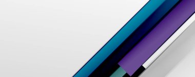 İş veya teknoloji sunumu, İnternet posteri veya web broşürü kapağı, duvar kağıdı kapağı için renk soyut geometrik arkaplan