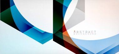 Şeffaf altıgenler geometrik şekiller soyut arkaplan