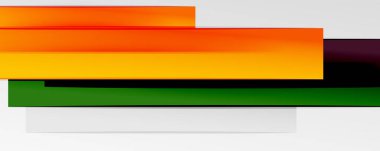 Çok renkli satır arkaplanı. İş veya teknoloji sunumları, İnternet posterleri veya web broşürü kapakları için tasarım şablonu