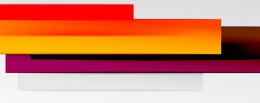 Çok renkli satır arkaplanı. İş veya teknoloji sunumları, İnternet posterleri veya web broşürü kapakları için tasarım şablonu