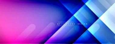 Dinamik çizgiler soyut arkaplan. Üç boyutlu gölge efektleri ve sıvı eğimleri. Modern çakışma biçimleri