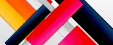 İş veya teknoloji sunumu, İnternet posteri veya web broşürü kapağı, duvar kağıdı kapağı için renk soyut geometrik arkaplan