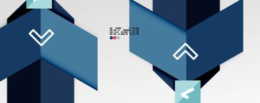 Parlak renk üçgenleri ve geometrik şekiller vektör soyut arkaplan