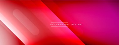 Dinamik çizgiler soyut arkaplan. Üç boyutlu gölge efektleri ve sıvı eğimleri. Modern çakışma biçimleri