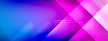 Dinamik çizgiler soyut arkaplan. Üç boyutlu gölge efektleri ve sıvı eğimleri. Modern çakışma biçimleri