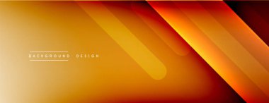 Dinamik çizgiler soyut arkaplan. Üç boyutlu gölge efektleri ve sıvı eğimleri. Modern çakışma biçimleri