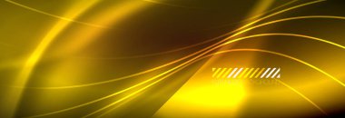 Neon dinamik ışınlar vektör soyut duvar kağıdı arka planı. Duvar kağıdı arkaplanı, iş ve teknoloji sunumları için tasarım şablonları, İnternet posterleri veya web broşürü kapakları