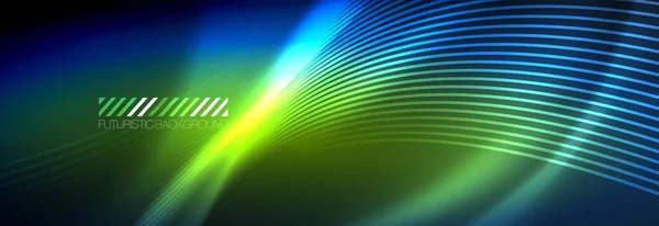 Neon dynamiska balkar vektor abstrakt tapet bakgrund. Bakgrund, formgivningsmallar för affärs- eller teknikpresentationer, internetaffischer eller webbbroschyromslag — Stock vektor