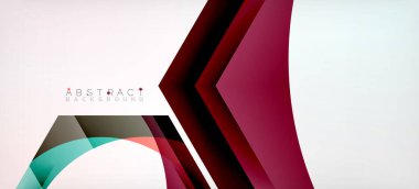 Şeffaf altıgenler geometrik şekiller soyut arkaplan