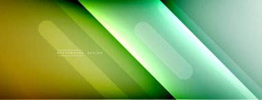 Dinamik çizgiler soyut arkaplan. Üç boyutlu gölge efektleri ve sıvı eğimleri. Modern çakışma biçimleri