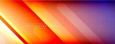 Dinamik çizgiler soyut arkaplan. Üç boyutlu gölge efektleri ve sıvı eğimleri. Modern çakışma biçimleri