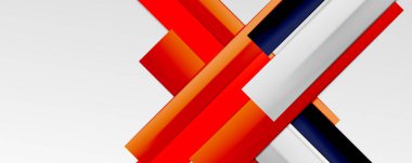 İş veya teknoloji sunumu, İnternet posteri veya web broşürü kapağı, duvar kağıdı kapağı için renk soyut geometrik arkaplan