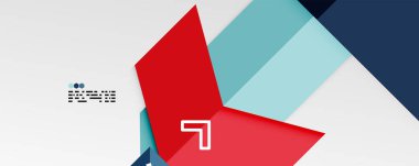 Parlak renk üçgenleri ve geometrik şekiller vektör soyut arkaplan