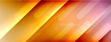 Dinamik çizgiler soyut arkaplan. Üç boyutlu gölge efektleri ve sıvı eğimleri. Modern çakışma biçimleri