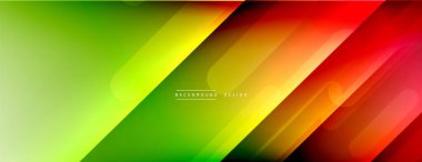 Dinamik çizgiler soyut arkaplan. Üç boyutlu gölge efektleri ve sıvı eğimleri. Modern çakışma biçimleri