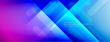 Dinamik çizgiler soyut arkaplan. Üç boyutlu gölge efektleri ve sıvı eğimleri. Modern çakışma biçimleri