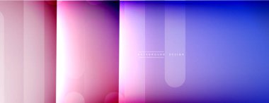 Dinamik çizgiler soyut arkaplan. Üç boyutlu gölge efektleri ve sıvı eğimleri. Modern çakışma biçimleri