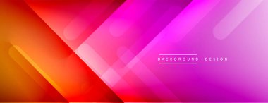 Dinamik çizgiler soyut arkaplan. Üç boyutlu gölge efektleri ve sıvı eğimleri. Modern çakışma biçimleri