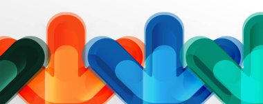 İş veya teknoloji sunumları, İnternet posterleri veya web broşürü kapakları için soyut geçişler