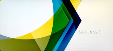 Vektör renk altıgenler geometrik soyut arkaplan