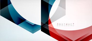 Şeffaf altıgenler geometrik şekiller soyut arkaplan