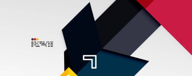 Parlak renk üçgenleri ve geometrik şekiller vektör soyut arkaplan