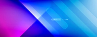 Dinamik çizgiler soyut arkaplan. Üç boyutlu gölge efektleri ve sıvı eğimleri. Modern çakışma biçimleri