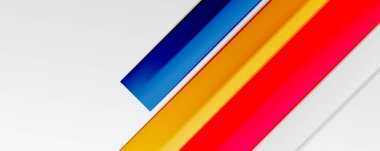 İş veya teknoloji sunumu, İnternet posteri veya web broşürü kapağı, duvar kağıdı kapağı için renk soyut geometrik arkaplan