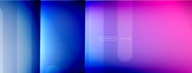 Dinamik çizgiler soyut arkaplan. Üç boyutlu gölge efektleri ve sıvı eğimleri. Modern çakışma biçimleri