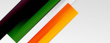 Çok renkli satır arkaplanı. İş veya teknoloji sunumları, İnternet posterleri veya web broşürü kapakları için tasarım şablonu