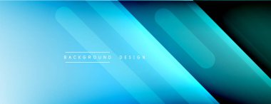 Dinamik çizgiler soyut arkaplan. Üç boyutlu gölge efektleri ve sıvı eğimleri. Modern çakışma biçimleri