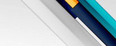 Çok renkli satır arkaplanı. İş veya teknoloji sunumları, İnternet posterleri veya web broşürü kapakları için tasarım şablonu