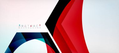 Şeffaf altıgenler geometrik şekiller soyut arkaplan